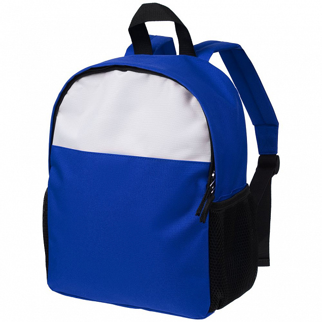 Детский рюкзак Comfit, белый с синим с логотипом  заказать по выгодной цене в кибермаркете AvroraStore