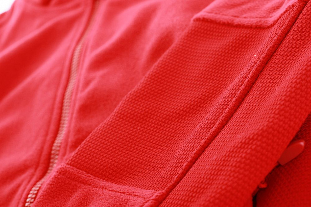 Куртка флисовая женская SARASOTA, красная с логотипом  заказать по выгодной цене в кибермаркете AvroraStore