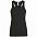 Майка женская Justin Women, черная с логотипом  заказать по выгодной цене в кибермаркете AvroraStore