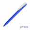 Ручка шариковая "Clive", синий, покрытие soft touch с логотипом  заказать по выгодной цене в кибермаркете AvroraStore