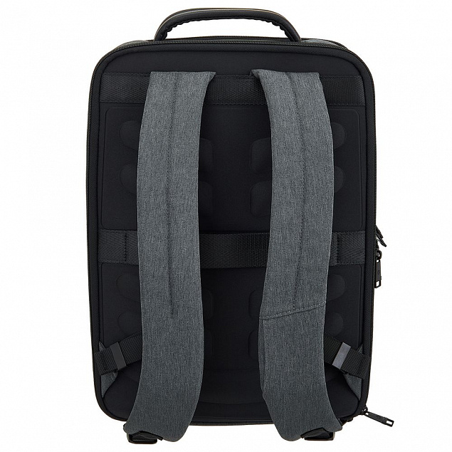 Рюкзак для ноутбука Santiago Slim, серый с логотипом  заказать по выгодной цене в кибермаркете AvroraStore