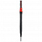 Зонт-трость Jenna, черный с красным с логотипом  заказать по выгодной цене в кибермаркете AvroraStore
