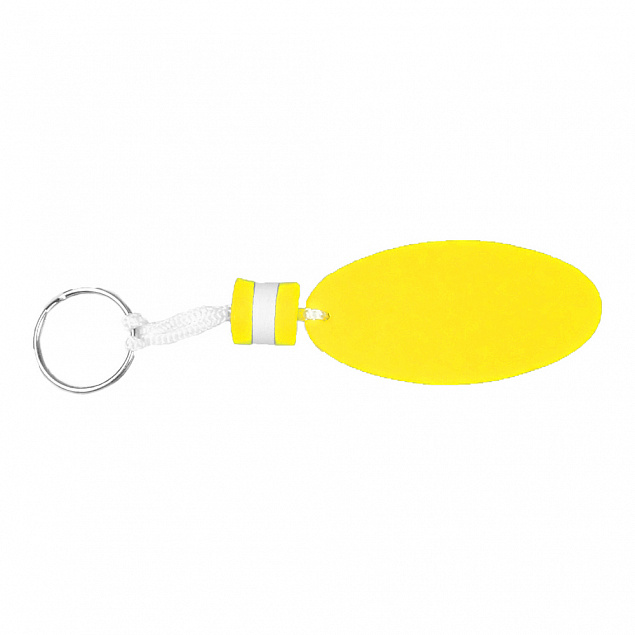 Брелок поплавок желтый с логотипом  заказать по выгодной цене в кибермаркете AvroraStore