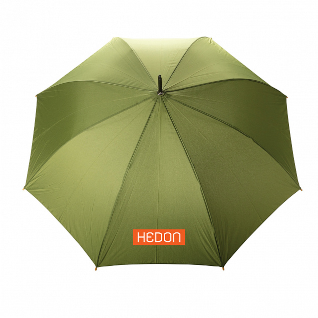 Плотный зонт Impact из RPET AWARE™ с автоматическим открыванием, d120 см с логотипом  заказать по выгодной цене в кибермаркете AvroraStore