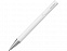 Ручка шариковая Carve, белый с логотипом  заказать по выгодной цене в кибермаркете AvroraStore