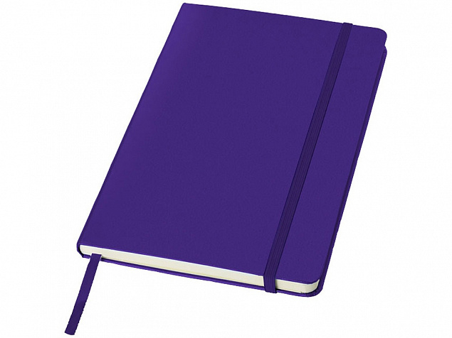 Блокнот классический офисный Juan А5, пурпурный с логотипом  заказать по выгодной цене в кибермаркете AvroraStore