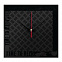 Часы настенные стеклянные Hard Work Black с логотипом  заказать по выгодной цене в кибермаркете AvroraStore