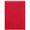 Блокнот Dali в клетку, красный с логотипом  заказать по выгодной цене в кибермаркете AvroraStore