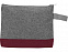 Косметичка двухцветная Trivium, серый/бордовый с логотипом  заказать по выгодной цене в кибермаркете AvroraStore