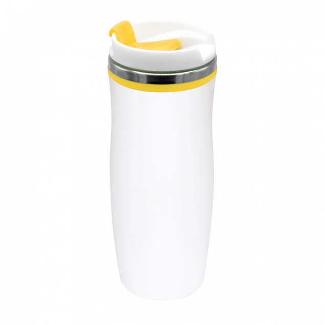 Термокружка Latte - Желтый KK с логотипом  заказать по выгодной цене в кибермаркете AvroraStore