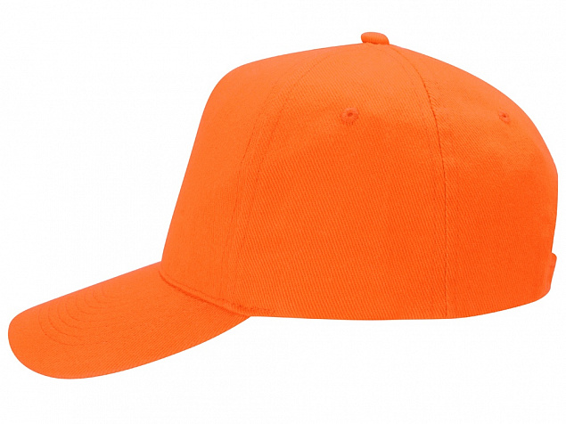 Бейсболка Florida 5-ти панельная, оранжевый с логотипом  заказать по выгодной цене в кибермаркете AvroraStore