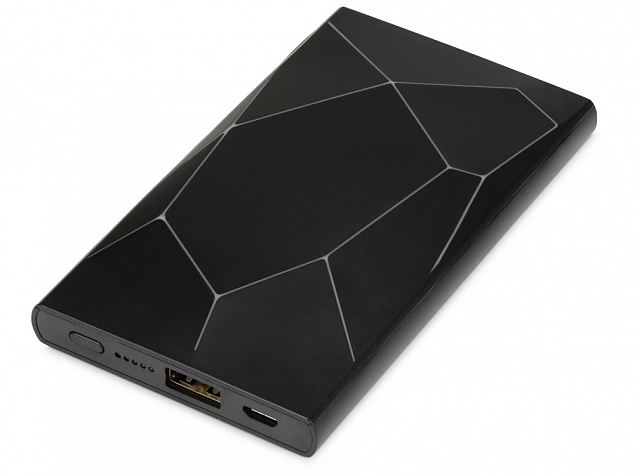 Портативное беспроводное зарядное устройство Geo Wireless, 5000 mAh с логотипом  заказать по выгодной цене в кибермаркете AvroraStore