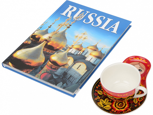 Набор Моя Россия, хохлома с логотипом  заказать по выгодной цене в кибермаркете AvroraStore