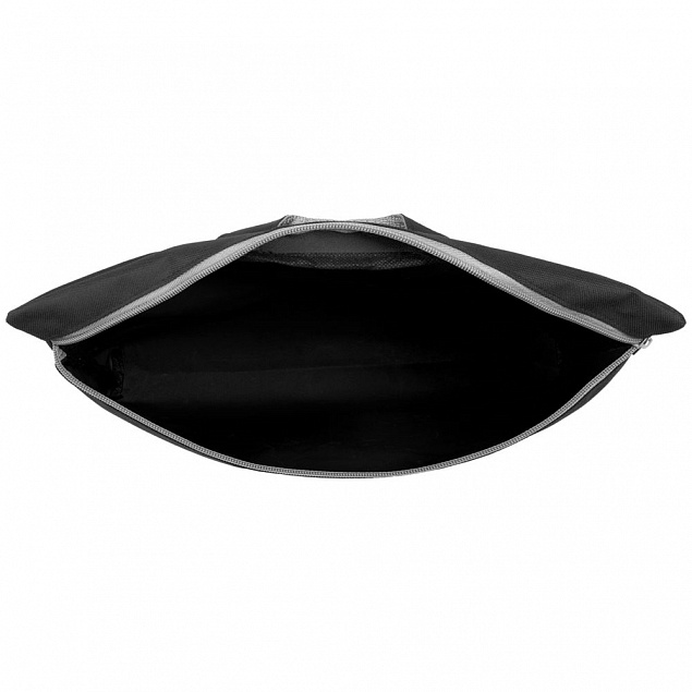 Сумка-папка SIMPLE, черная с логотипом  заказать по выгодной цене в кибермаркете AvroraStore