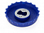 Стакан складной Дорожный 200мл, синий с логотипом  заказать по выгодной цене в кибермаркете AvroraStore
