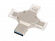 USB-флешка 3.0 на 32 Гб 4-в-1 Ultra с логотипом  заказать по выгодной цене в кибермаркете AvroraStore