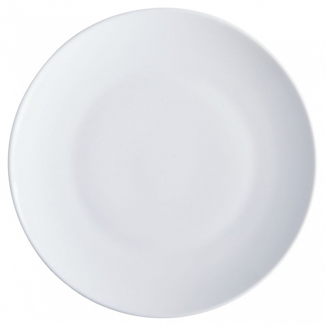 Тарелка Wonder для сублимационной печати, белая с логотипом  заказать по выгодной цене в кибермаркете AvroraStore