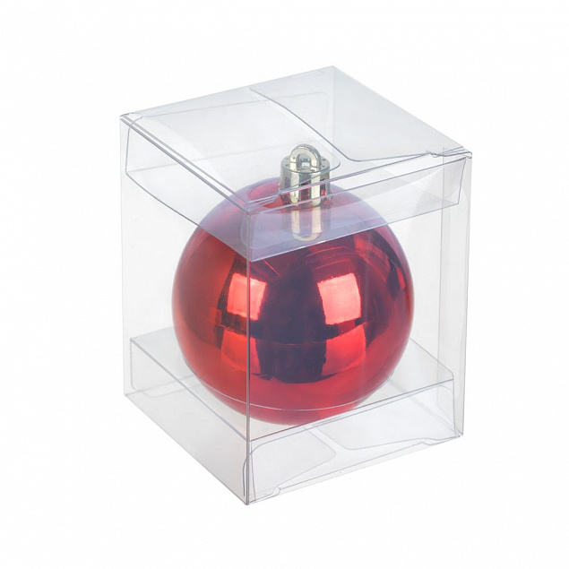Прозрачная коробка для пластиковых шаров 6 см с логотипом  заказать по выгодной цене в кибермаркете AvroraStore