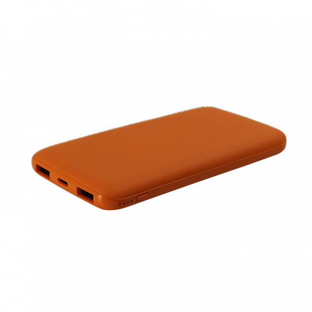 Внешний аккумулятор Bplanner Power 2 ST, софт-тач, 10000 mAh (Оранжевый) с логотипом  заказать по выгодной цене в кибермаркете AvroraStore