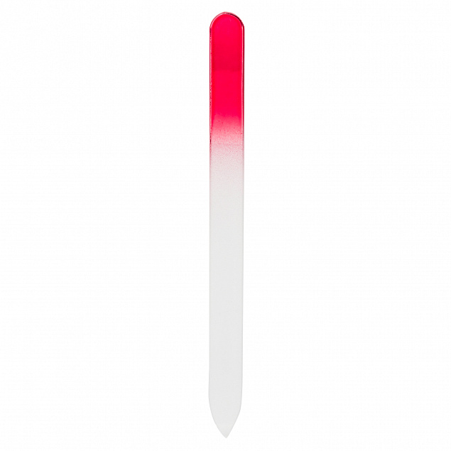 Стеклянная пилочка для ногтей,красный с логотипом  заказать по выгодной цене в кибермаркете AvroraStore