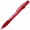 ALLEGRA LX, ручка шариковая с грипом, прозрачный красный, пластик с логотипом  заказать по выгодной цене в кибермаркете AvroraStore