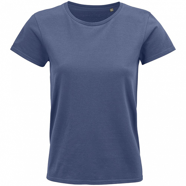 Футболка женская Crusader Women, синяя (джинс) с логотипом  заказать по выгодной цене в кибермаркете AvroraStore