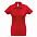 Рубашка поло женская ID.001 красная с логотипом  заказать по выгодной цене в кибермаркете AvroraStore