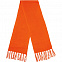 Шарф Flette, оранжевый с логотипом  заказать по выгодной цене в кибермаркете AvroraStore