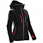Куртка-трансформер женская Matrix, черная с красным с логотипом  заказать по выгодной цене в кибермаркете AvroraStore