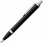 Ручка шариковая Parker IM Essential Muted Black CT, черная с логотипом  заказать по выгодной цене в кибермаркете AvroraStore