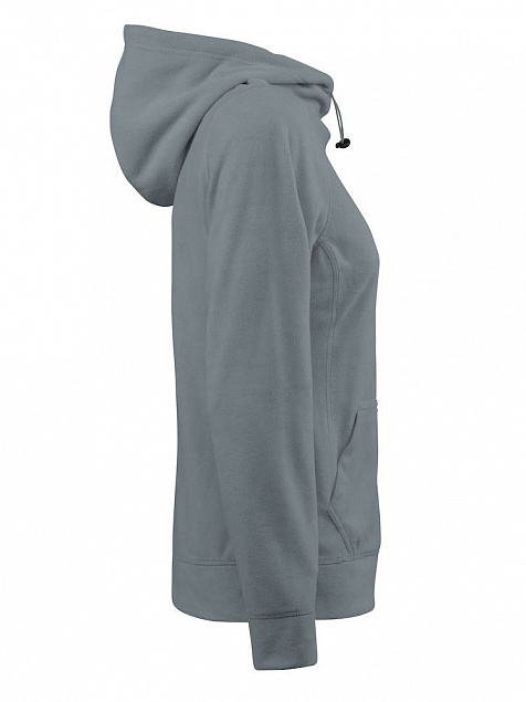 Толстовка флисовая женская Switch серая с логотипом  заказать по выгодной цене в кибермаркете AvroraStore