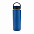 Герметичная вакуумная бутылка с широким горлышком, синяя с логотипом  заказать по выгодной цене в кибермаркете AvroraStore
