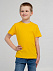 Футболка детская REGENT KIDS 150, желтая с логотипом  заказать по выгодной цене в кибермаркете AvroraStore
