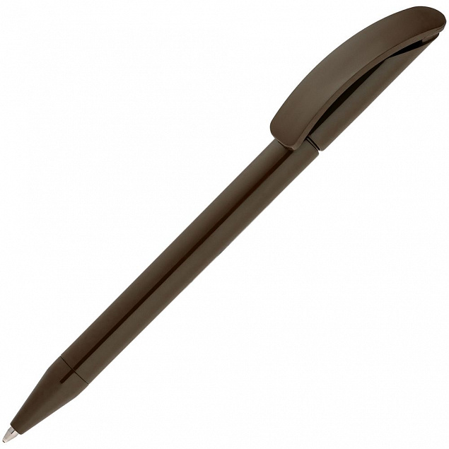 Ручка шариковая Prodir DS3 TJJ Regenerated, серо-коричневая с логотипом  заказать по выгодной цене в кибермаркете AvroraStore