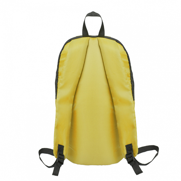 Рюкзак Rush, жёлтый, 40 x 24 см, 100% полиэстер 600D с логотипом  заказать по выгодной цене в кибермаркете AvroraStore