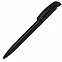 Ручка шариковая Clear Solid, черная с логотипом  заказать по выгодной цене в кибермаркете AvroraStore
