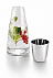 Графин со стаканом H2O с логотипом  заказать по выгодной цене в кибермаркете AvroraStore
