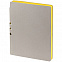 Ежедневник Flexpen, недатированный, серебристо-желтый с логотипом  заказать по выгодной цене в кибермаркете AvroraStore
