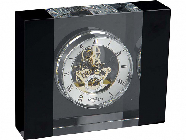 Часы настольные с логотипом  заказать по выгодной цене в кибермаркете AvroraStore
