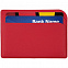 Чехол для карточек Dual, ver.2, красный с логотипом  заказать по выгодной цене в кибермаркете AvroraStore