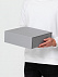 Коробка Quadra, серая с логотипом  заказать по выгодной цене в кибермаркете AvroraStore