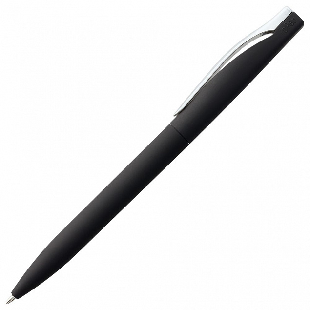 Ручка шариковая Pin Soft Touch, оранжевая с логотипом  заказать по выгодной цене в кибермаркете AvroraStore