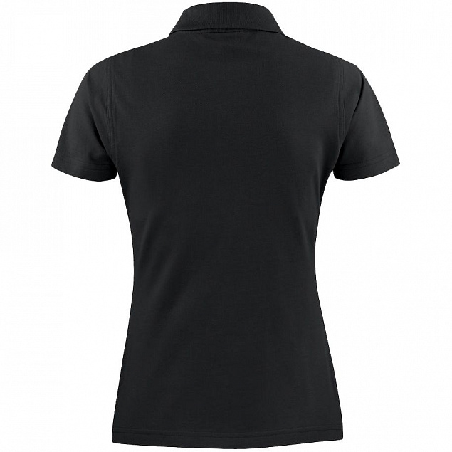 Рубашка поло женская SURF LADY, черная с логотипом  заказать по выгодной цене в кибермаркете AvroraStore