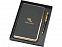 Набор: записная книжка, ручка шариковая с логотипом  заказать по выгодной цене в кибермаркете AvroraStore