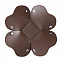 Корзина Corona, малая, коричневая с логотипом  заказать по выгодной цене в кибермаркете AvroraStore