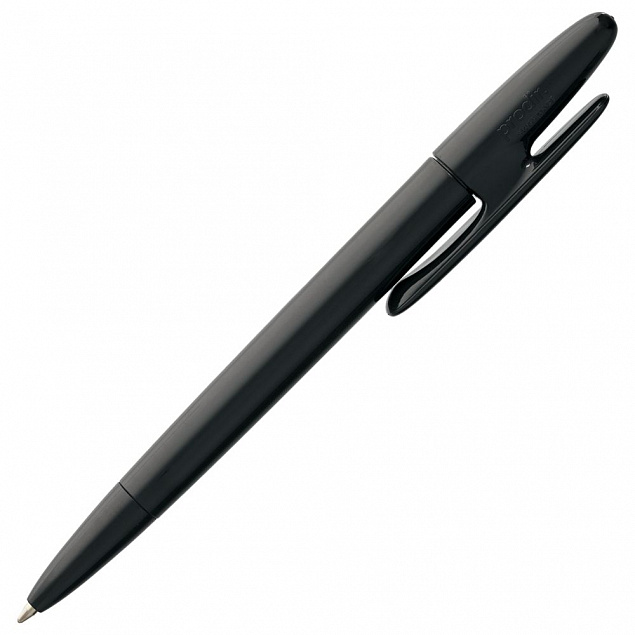 Ручка шариковая Prodir DS5 TPP, черная с логотипом  заказать по выгодной цене в кибермаркете AvroraStore