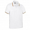 Cпортивная рубашка поло MAASTRICHT (белая) с логотипом  заказать по выгодной цене в кибермаркете AvroraStore