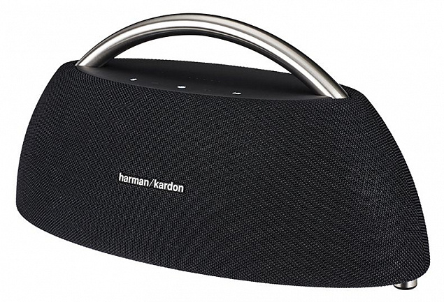 Беспроводная колонка Harman Kardon Go and Play Mini, черная с логотипом  заказать по выгодной цене в кибермаркете AvroraStore