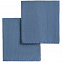 Набор полотенец Fine Line, синий с логотипом  заказать по выгодной цене в кибермаркете AvroraStore