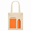Подарочный набор Medium, оранжевый (шоппер, ежедневник, ручка, термобутылка) с логотипом  заказать по выгодной цене в кибермаркете AvroraStore
